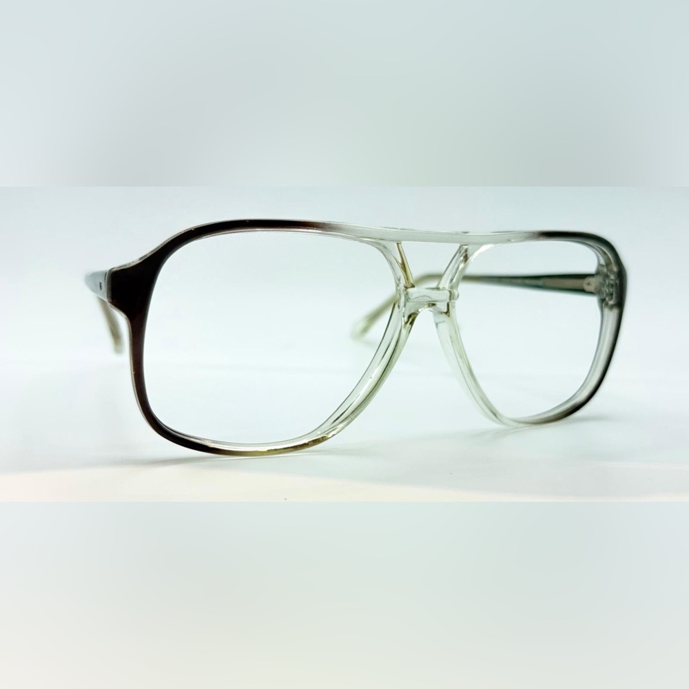 Kennedy Gray Translucent Pilot Sunglasses Frames Only - Picture 1 of 8